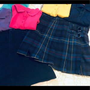 Girls school uniforms